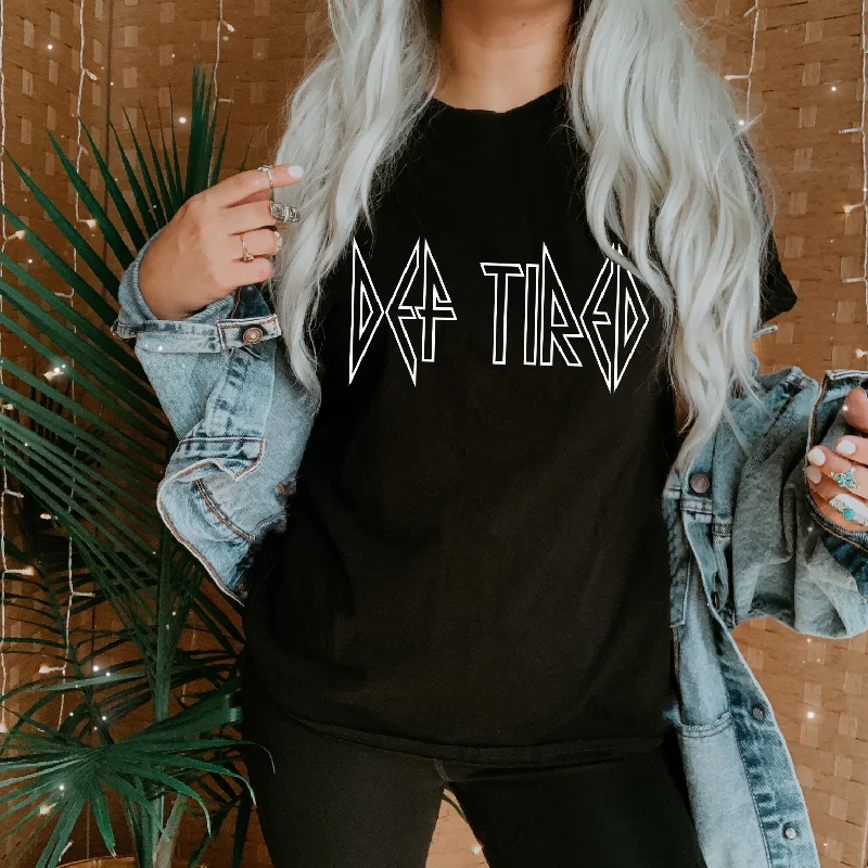 High-Quality Yoga Tops for Women -Def Tired • Tee