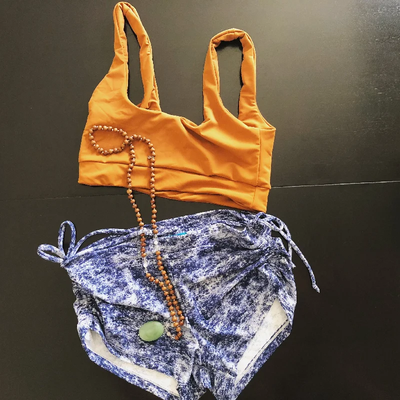 Stretchable Yoga Shorts for Easy Flexing -Denim Nirvana Short