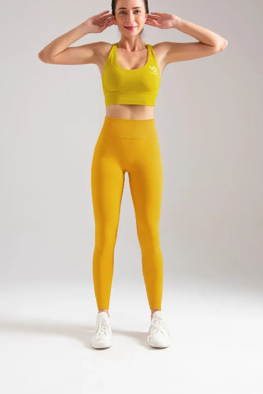 Stylish Yoga Pants with Pockets -Determined Goddess High Waist Yoga Leggings