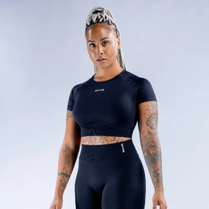 Yoga Tops for Comfort and Relaxation -Impact Crop Top