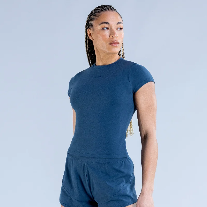 Women's Yoga Tops for Everyday Flexibility -Origin Fitted T-Shirt