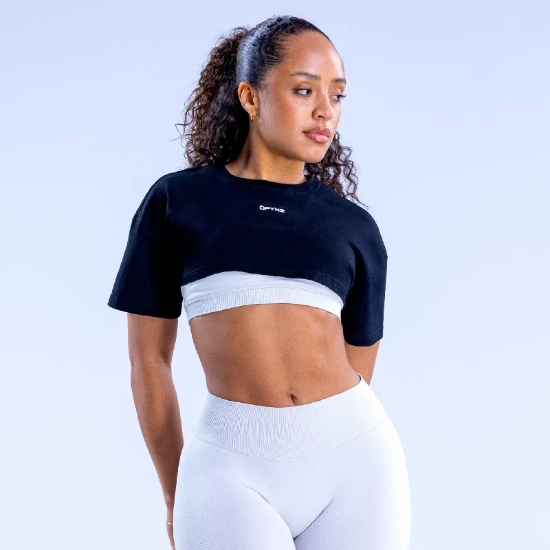 Fashionable Yoga Tops for Women -Revive Super Crop Tee