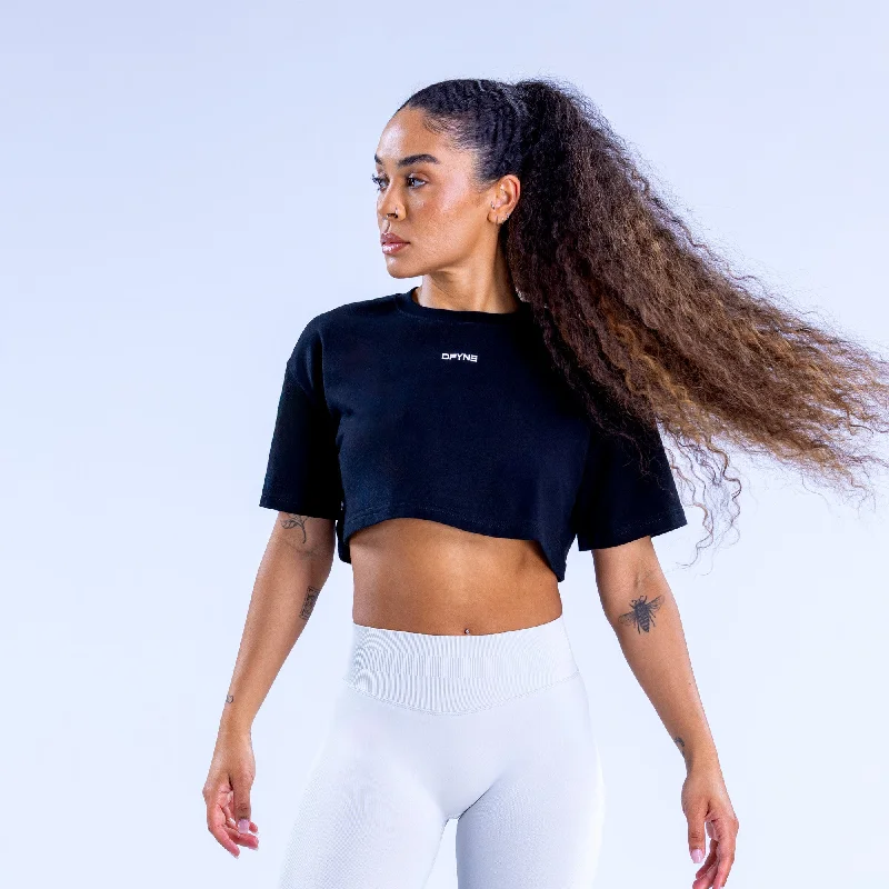 Yoga Tops for Flexibility and Strength -Revive Crop Tee