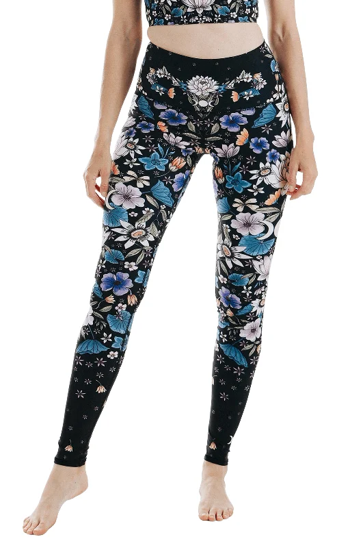Yoga Pants for Better Stretch -Divine Feminine Printed Yoga Leggings by Yoga Democracy Yoga Pants for Better Stretch -Divine Feminine Printed Yoga Leggings by Yoga Democracy