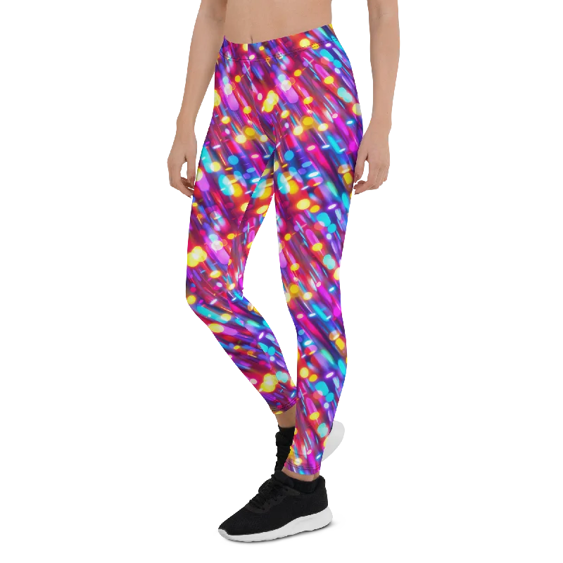 Yoga Pants for Ease of Movement -Downtown Nights Leggings