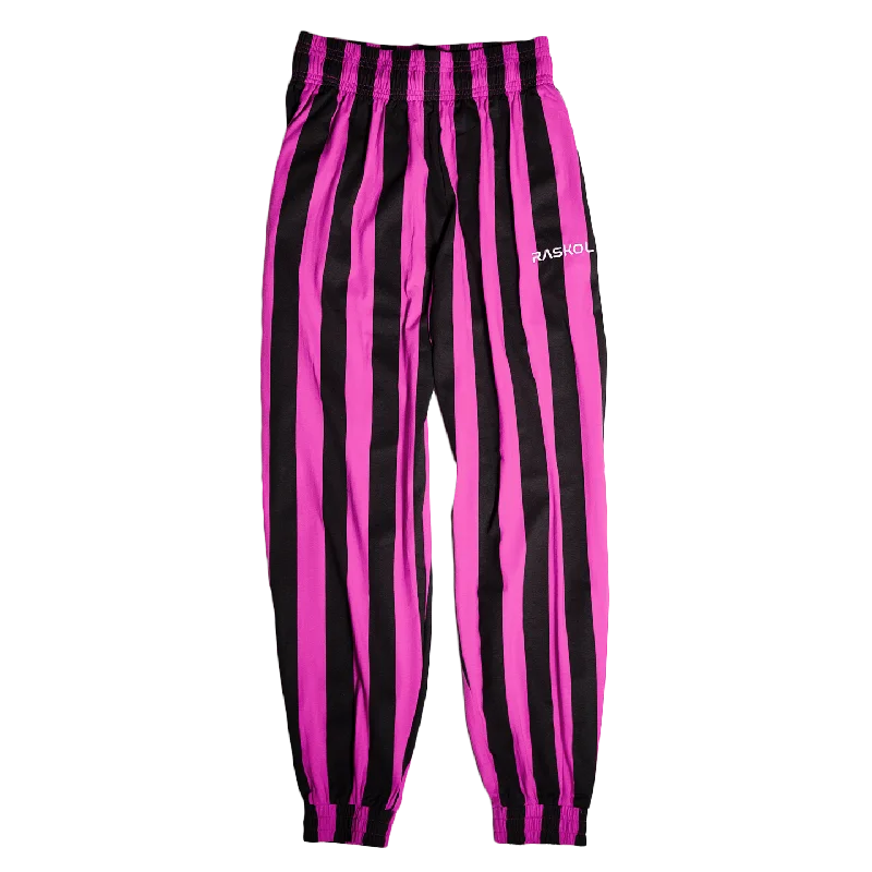 Breathable Yoga Pants -DUMP COVER 2.0 (PINK STRIPED Parachute Pants)