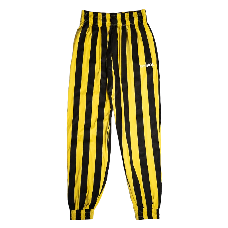 Affordable Yoga Pants -DUMP COVER 2.0 (YELLOW STRIPED Parachute Pants)