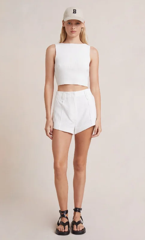 Yoga Shorts for Full Flexibility -Dunes Short- Ivory