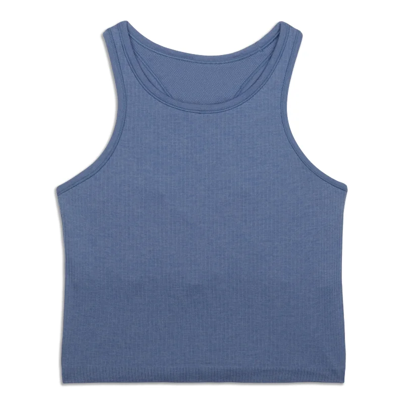 Fashionable Yoga Tops for Fitness -Ebb To Street Cropped Racerback Tank Top - Resale