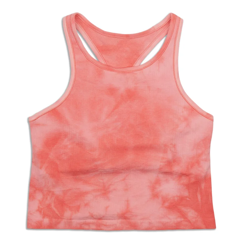 Yoga Tops for Flexibility and Balance -Ebb To Street Cropped Racerback Tank Top - Resale