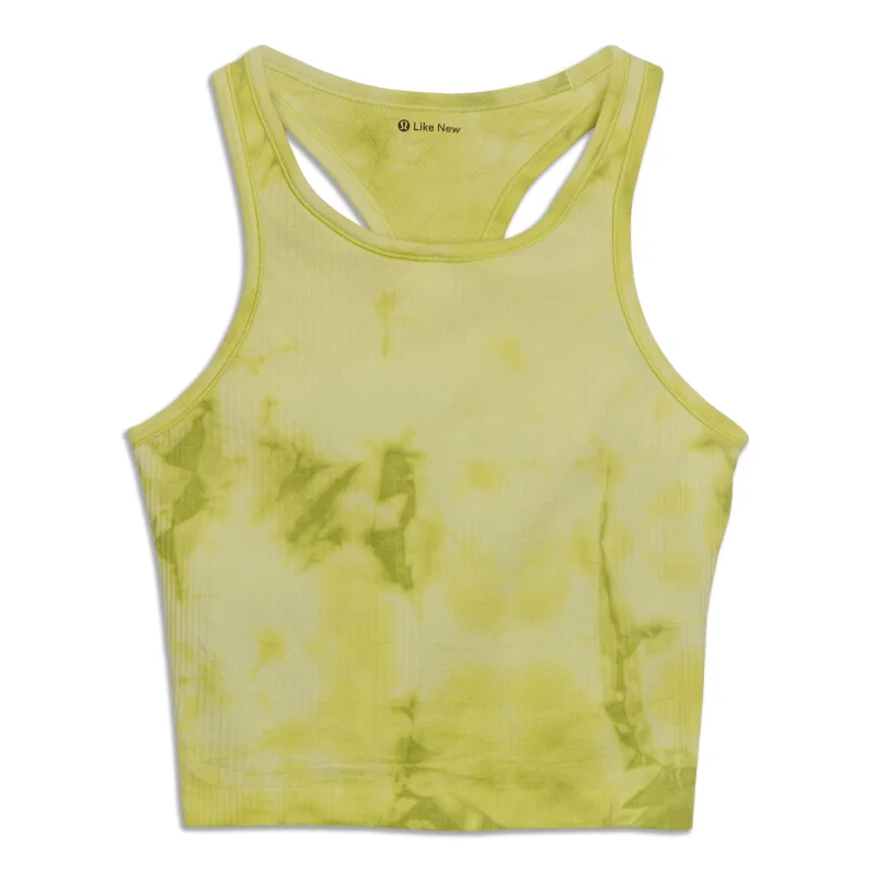 Yoga Tops for Strengthening Exercises -Ebb To Street Cropped Racerback Tank Top - Resale Yoga Tops for Strengthening Exercises -Ebb To Street Cropped Racerback Tank Top - Resale