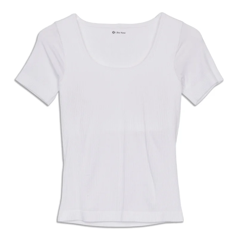Yoga Tops for Seamless Movement -Ebb To Street Short-Sleeve Shirt - Resale