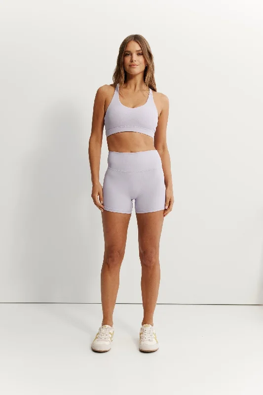 Yoga Shorts for Summer Yoga Classes -EcoRib 4" Bike Short