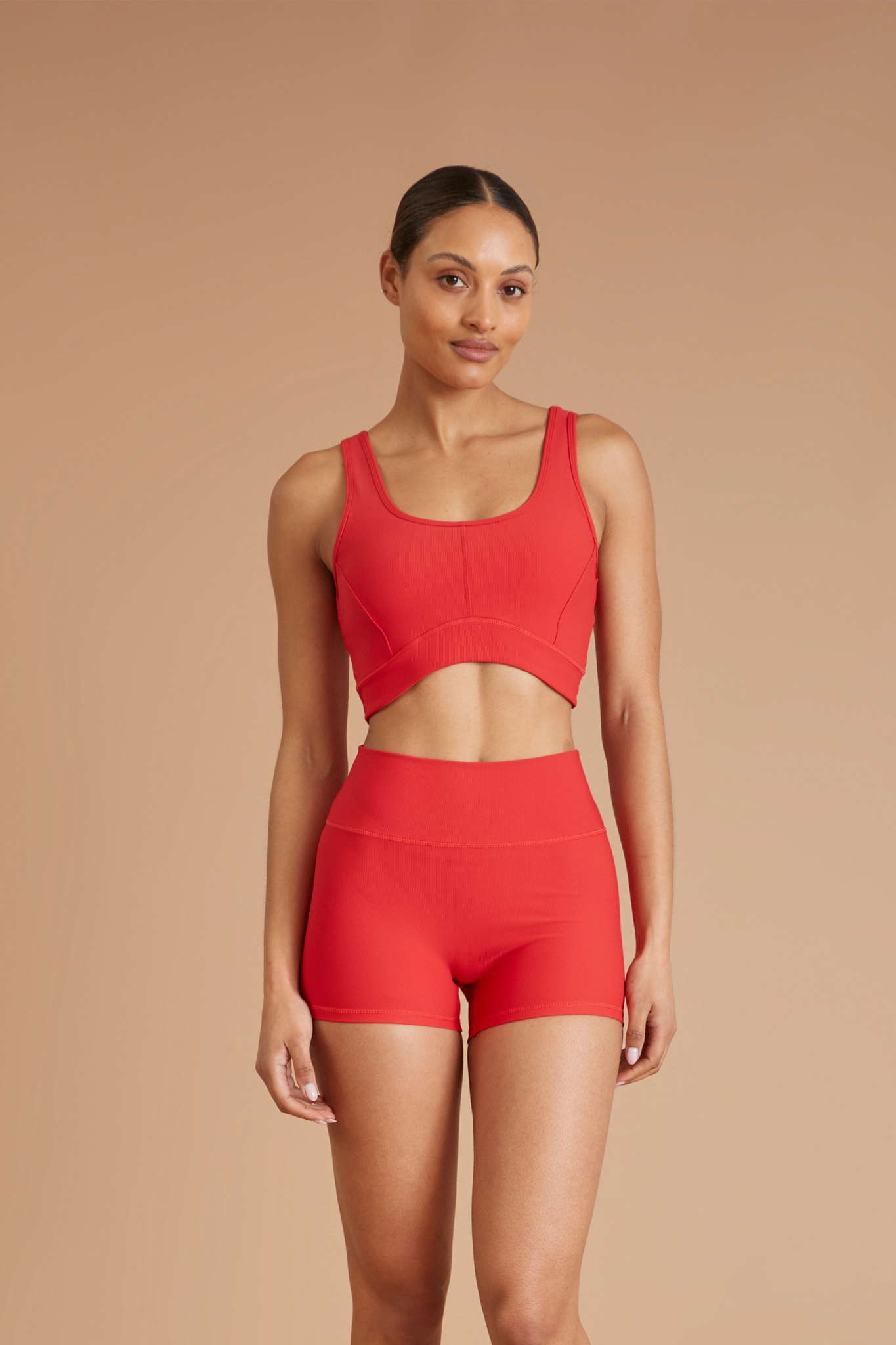 Yoga Shorts for Smooth Posture -EcoRib 4" Bike Short