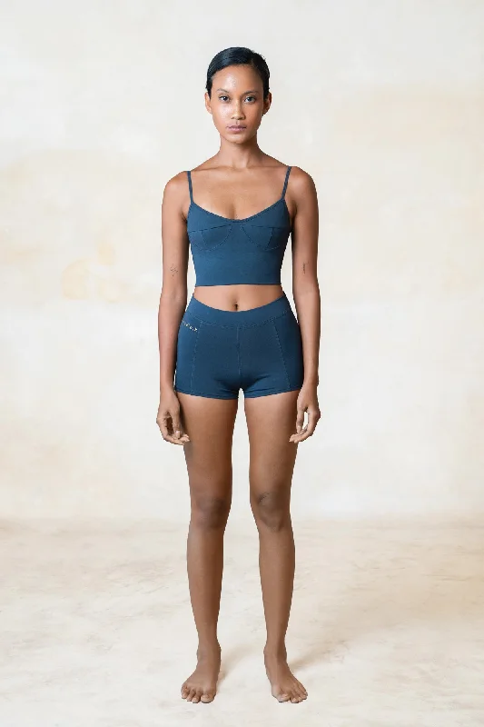 Yoga Shorts for Core Workouts -Edda Bamboo Booty Shorts