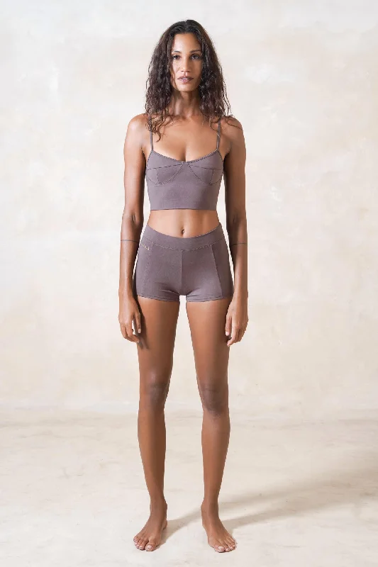 Yoga Shorts for Flexibility and Stability Training -Edda Bamboo Booty Shorts