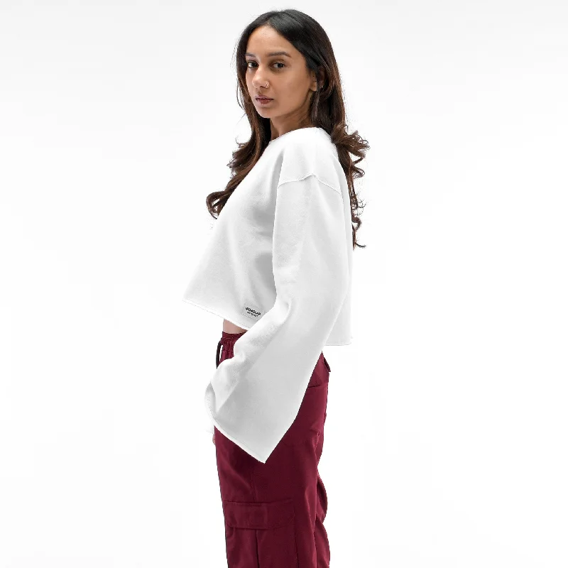 Loose Yoga Tops for Relaxation -Effortless Bell sleeve sweat shirt