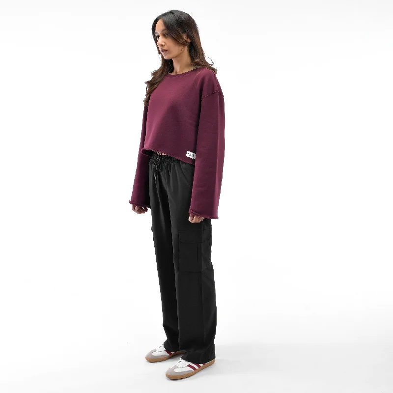 V-Neck Yoga Tops for Comfort -Effortless Bell sleeve sweat shirt