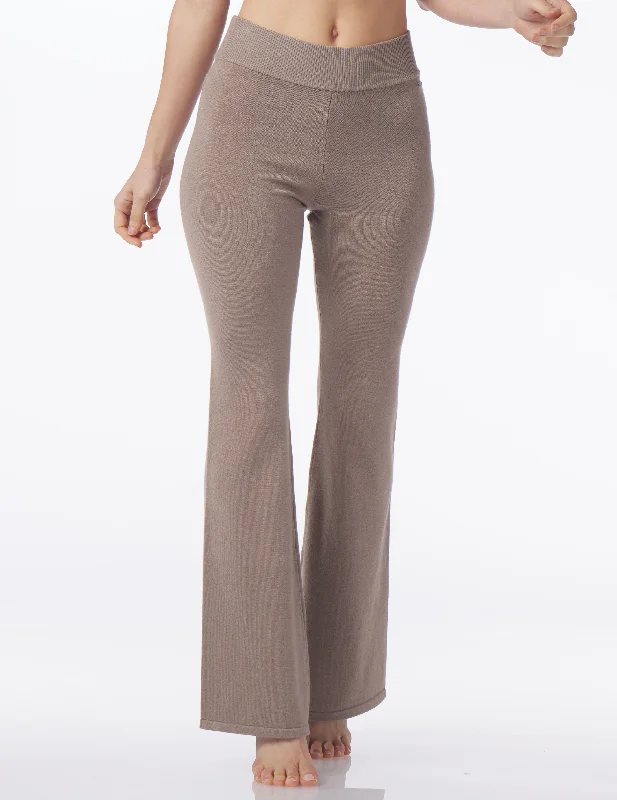 Yoga Pants for Deep Breathing Practice -Elite Dance Pant: Mocha