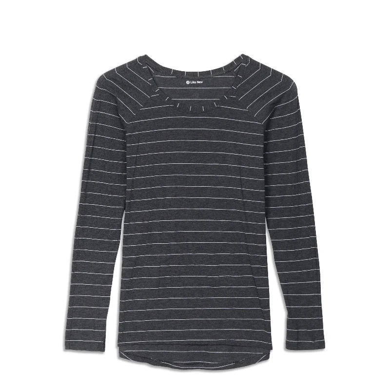 Versatile Yoga Tops -Emerald Long Sleeve Shirt - Resale