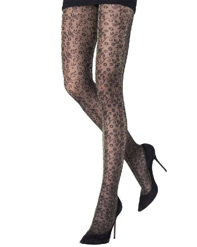 Women's Yoga Shorts with High Waistband -Emilio Cavallini Golden Orchid Tight