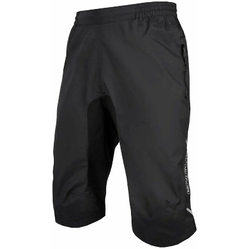 Yoga Shorts for Easy Movement -Endura Hummvee Waterproof Mens Baggy Cycling Shorts - Black