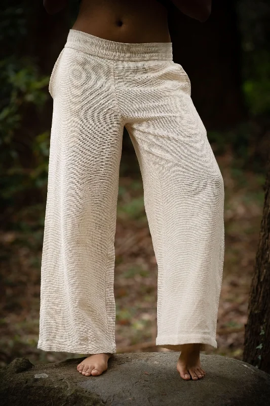 Premium Yoga Pants for Performance -Enlightened Flare Pants - Cream