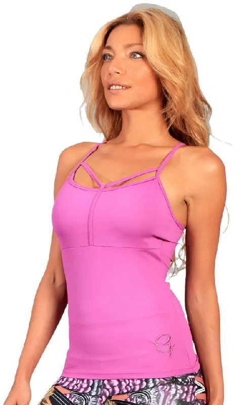 Comfortable Yoga Shorts for Long Sessions -Equilibrium Activewear Lotus Lattice Tank Top LT1048 Comfortable Yoga Shorts for Long Sessions -Equilibrium Activewear Lotus Lattice Tank Top LT1048