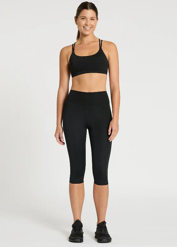 Yoga Pants for Stretching and Poses -Essential Cropped Legging