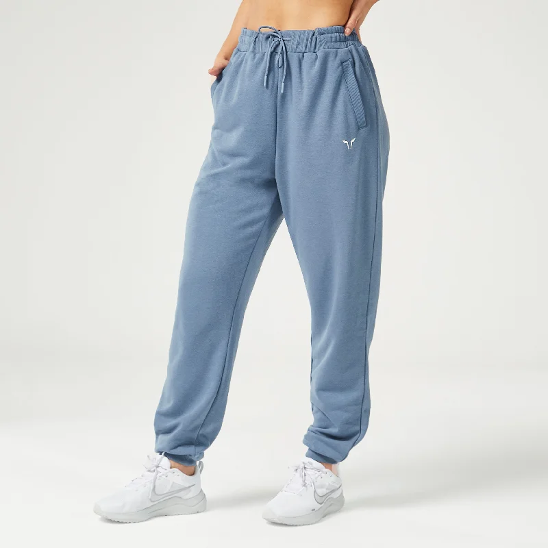 Yoga Pants for All Body Types -Essential Relaxed Joggers - Coronet Blue
