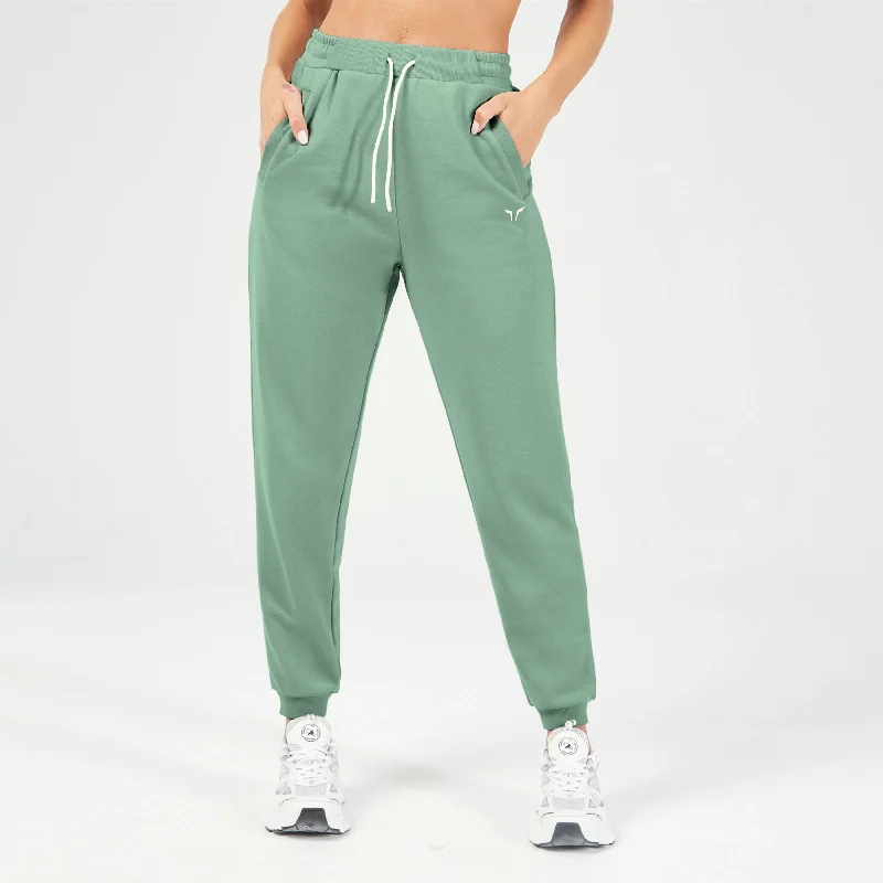Flattering Yoga Pants -Essential Relaxed Joggers - Dark Forest