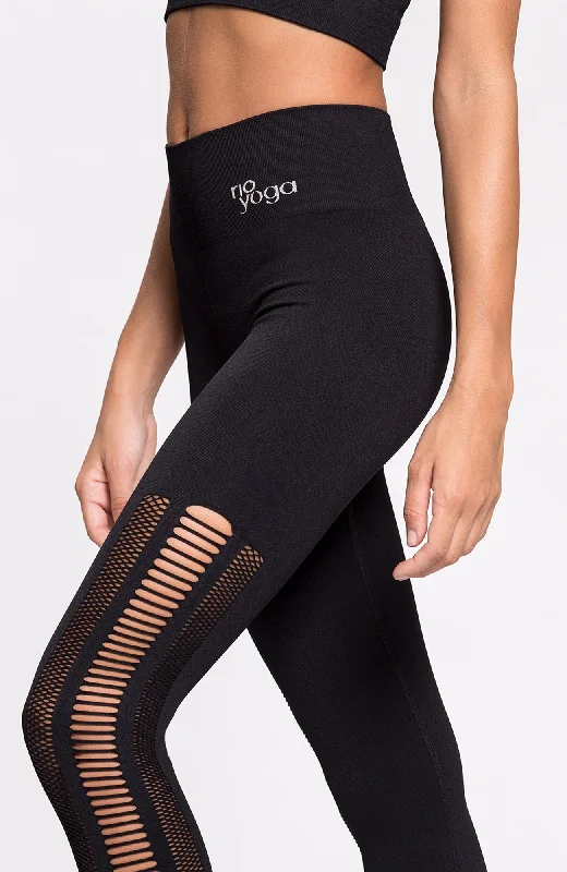 Premium Yoga Pants for Flexibility -Essential Lift Leggings RioSeamless™ Black