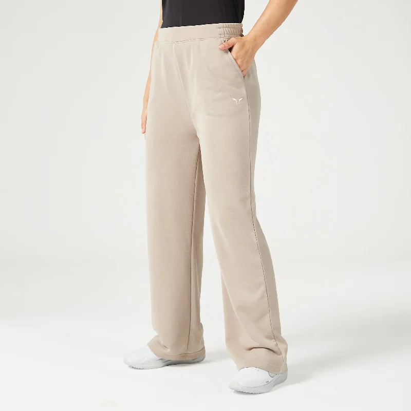 Quick-Dry Yoga Pants for Women -Essential Straight Leg Joggers - Cobblestone
