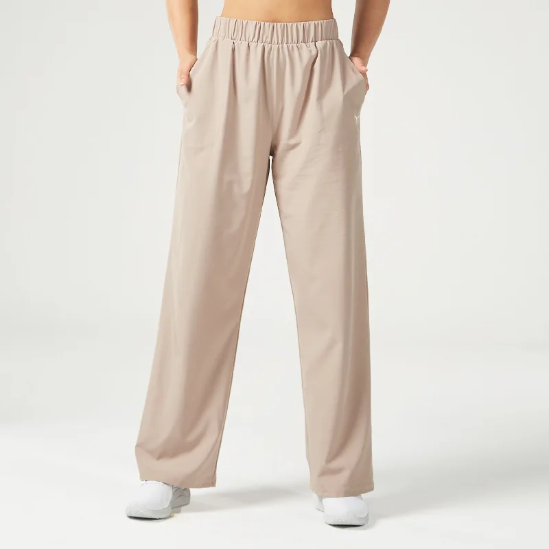 Long Yoga Pants for Women -Essential Stretch Training Joggers - Cobblestone