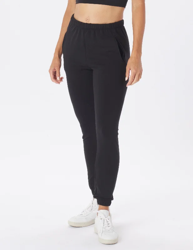 Yoga Pants for Smoothing -Everyday Jogger: Black
