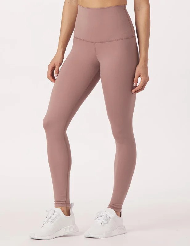 Comfortable Yoga Pants for Restorative Yoga -Extra High Waist Pure Legging: Lavender Bark Comfortable Yoga Pants for Restorative Yoga -Extra High Waist Pure Legging: Lavender Bark