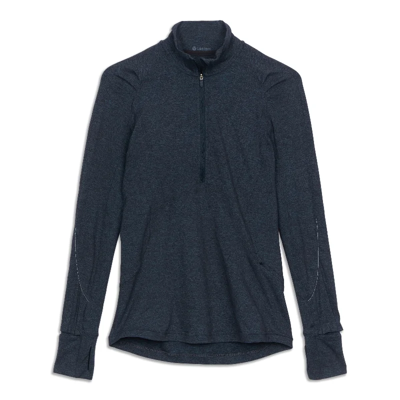 Yoga Tops for Studio and Gym Workouts -Extra Mile Half-Zip - Resale