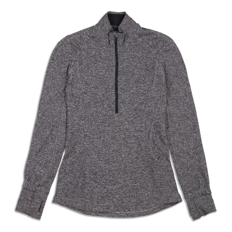 Yoga Tops for Core Flexibility -Extra Mile Half Zip - Resale