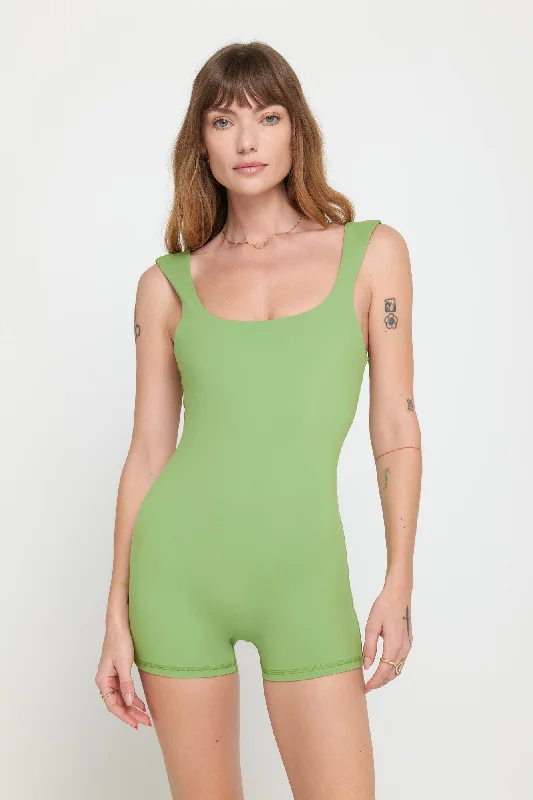 Yoga Pants with a Wide Waistband -Salem Short Bodysuit