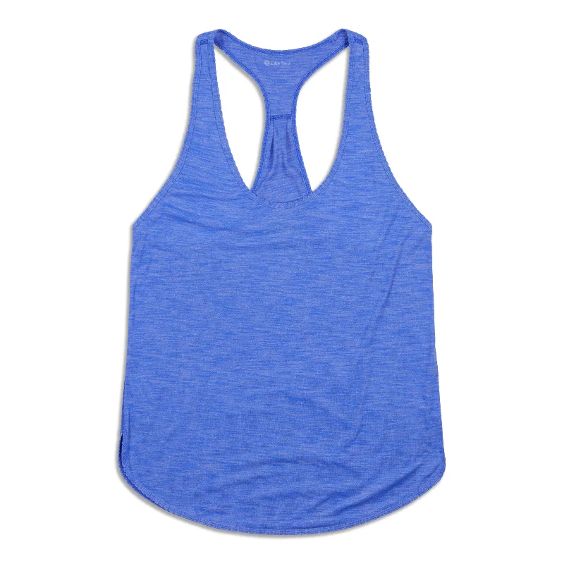 High-Cut Yoga Tops for More Coverage -Fabled Forest Tank Top - Resale