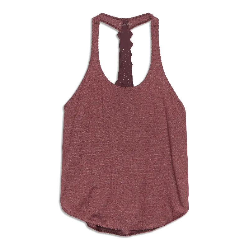 Women's Yoga Tops for Pilates and Flexibility -Face Forward Tank Top - Resale
