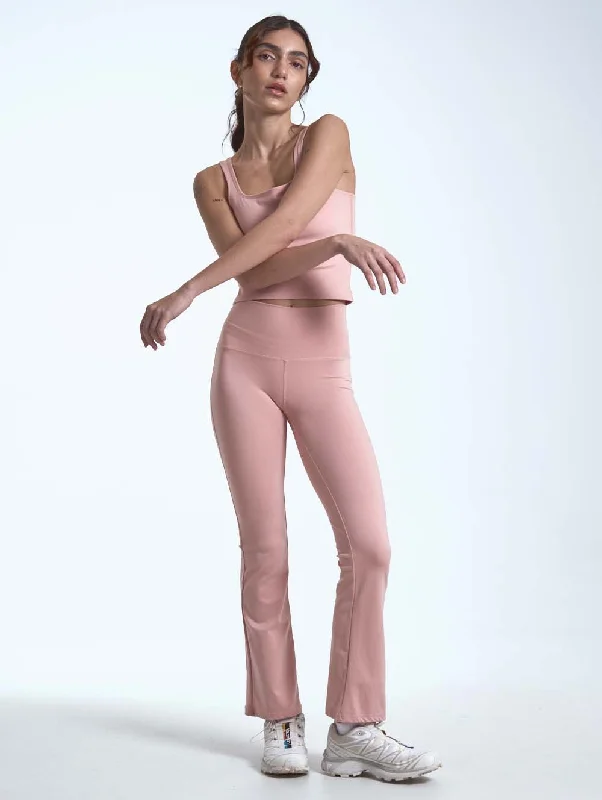 Comfortable High-Waisted Yoga Shorts -Faraday Flared Leggings