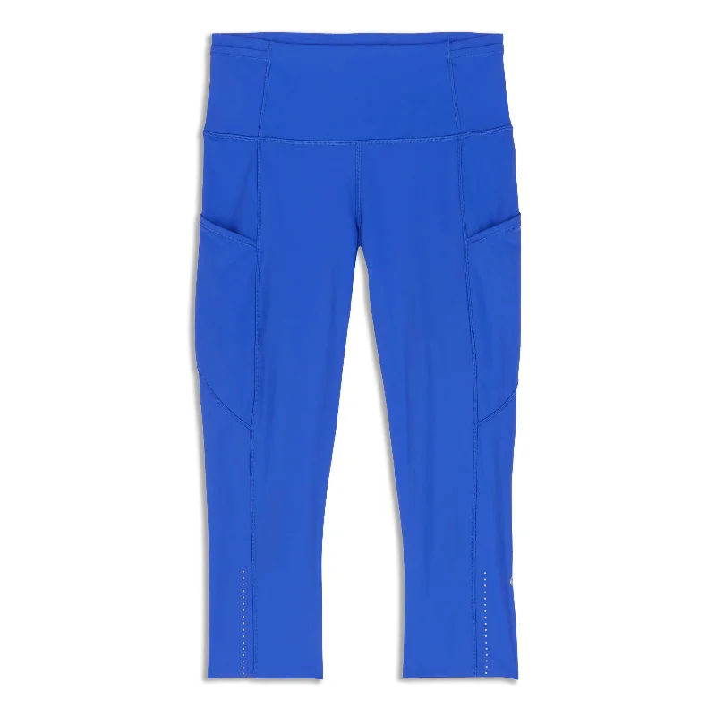 High Compression Yoga Pants -Fast And Free Crop - Resale