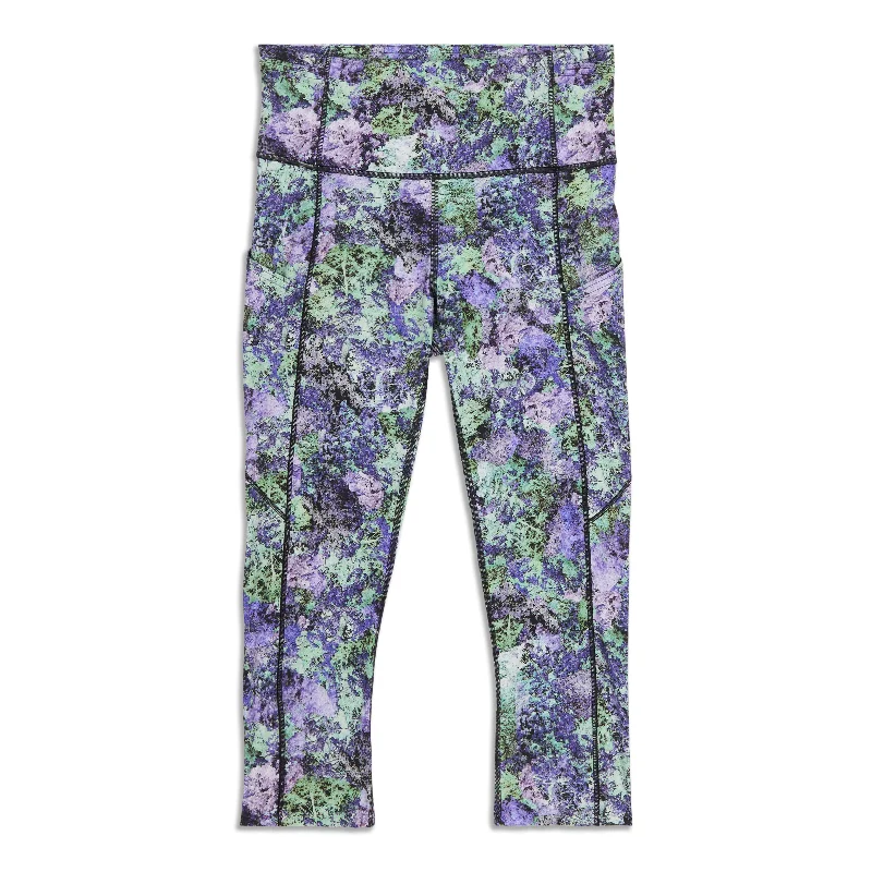 Yoga Pants with Deep Stretch -Fast And Free Crop - Resale