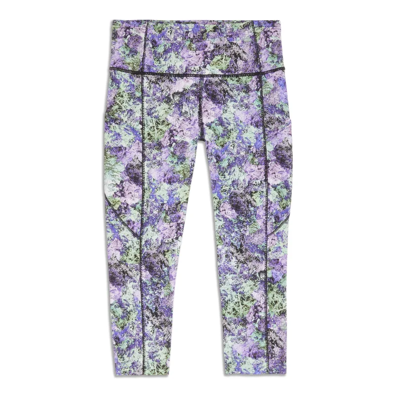 High-Compression Yoga Pants for Strength -Fast And Free Crop - Resale