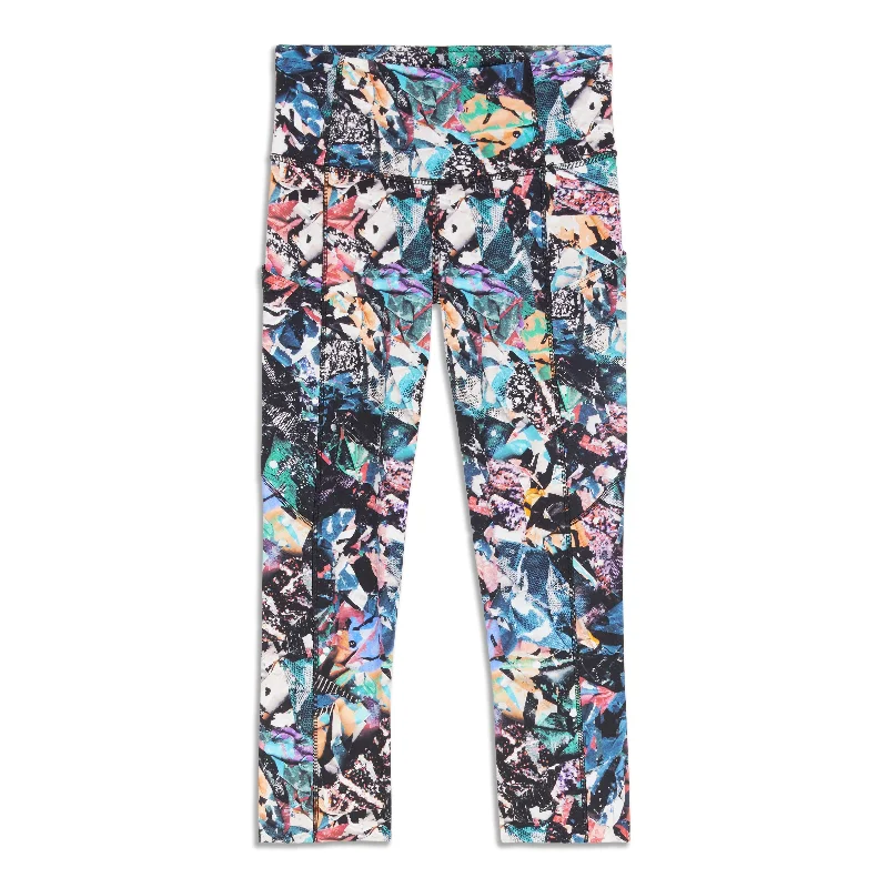 Yoga Pants with Comfortable Waistband -Fast And Free Crop - Resale