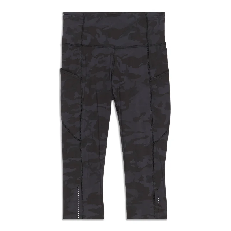 Soft, Compression Yoga Pants -Fast And Free Crop - Resale
