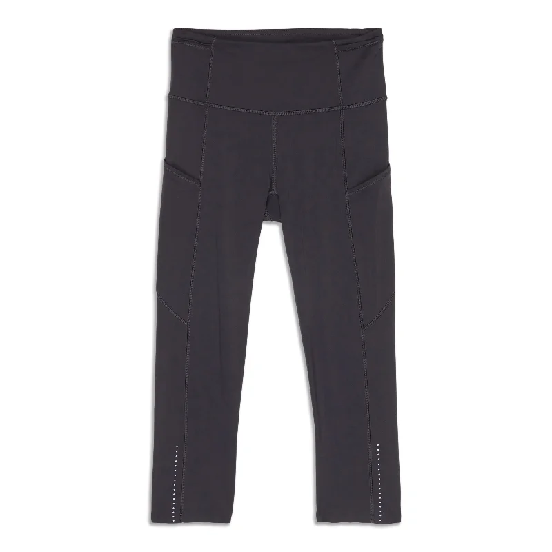 Soft Yoga Pants for Everyday -Fast And Free High Rise Crop - Resale