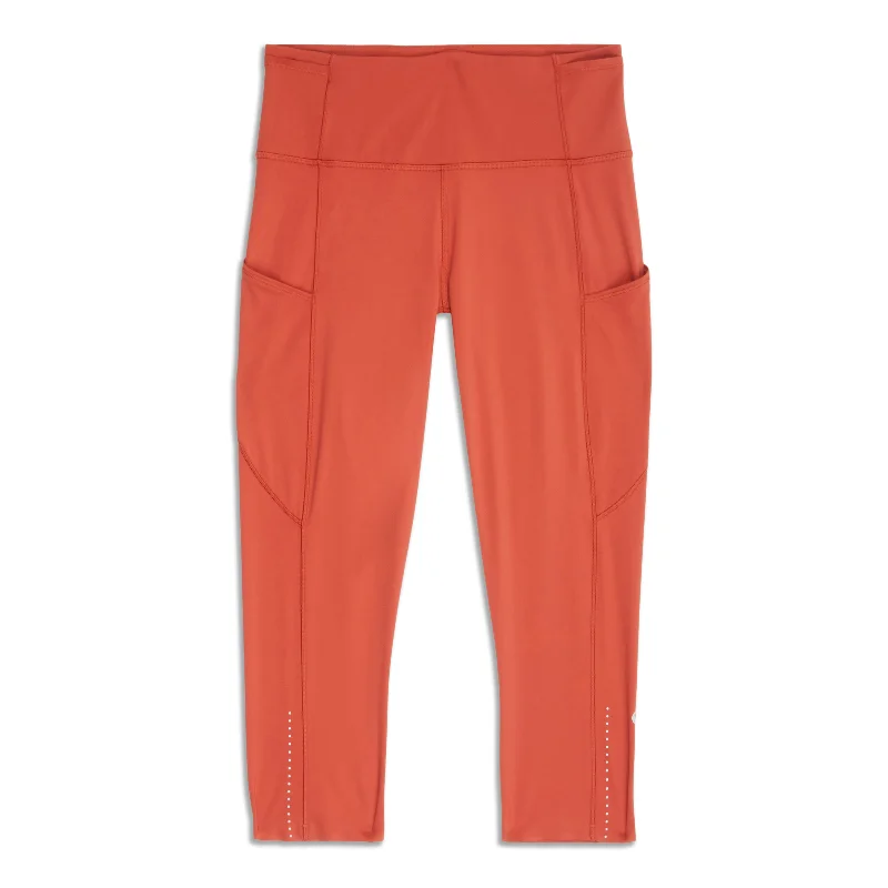 Full-Length Yoga Pants -Fast And Free High Rise Crop - Resale