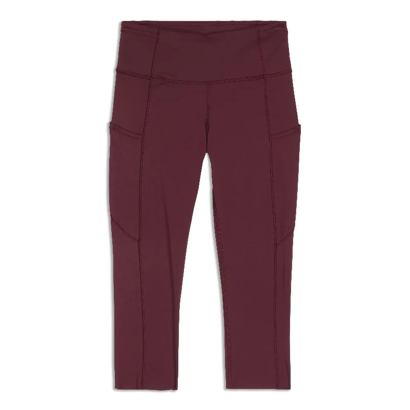Yoga Pants with Breathable Material -Fast And Free High Rise Crop - Resale